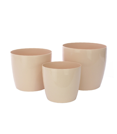 Pot rond orange pastel