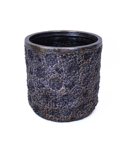Pot plante motif lunaire