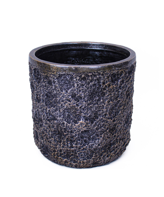 Pot plante motif lunaire