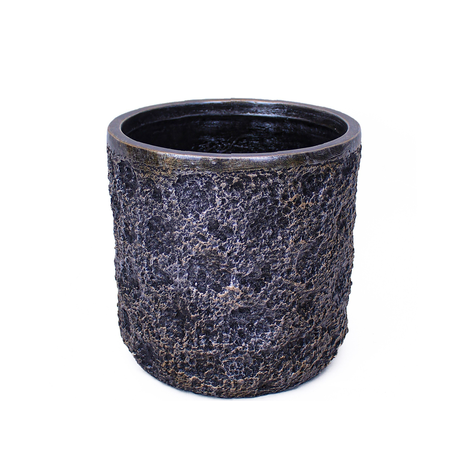 Pot plante motif lunaire
