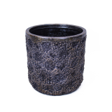 Pot plante motif lunaire