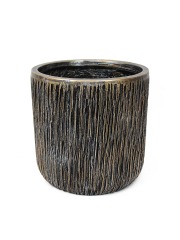 Pot luxe rond en fibre