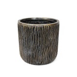 Pot luxe rond en fibre