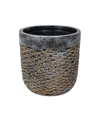 Pot luxe en pierre artificielle