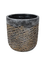 Pot luxe en pierre artificielle