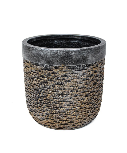 Pot luxe en pierre artificielle