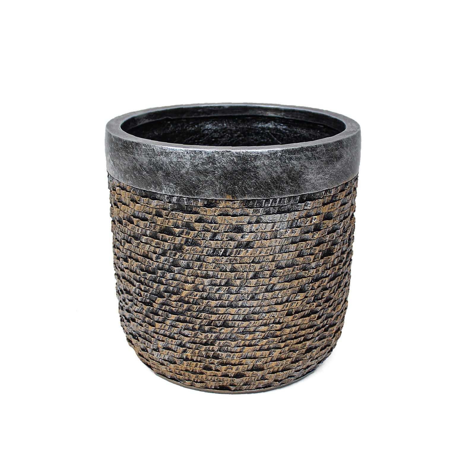 Pot luxe en pierre artificielle