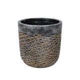 Pot luxe en pierre artificielle