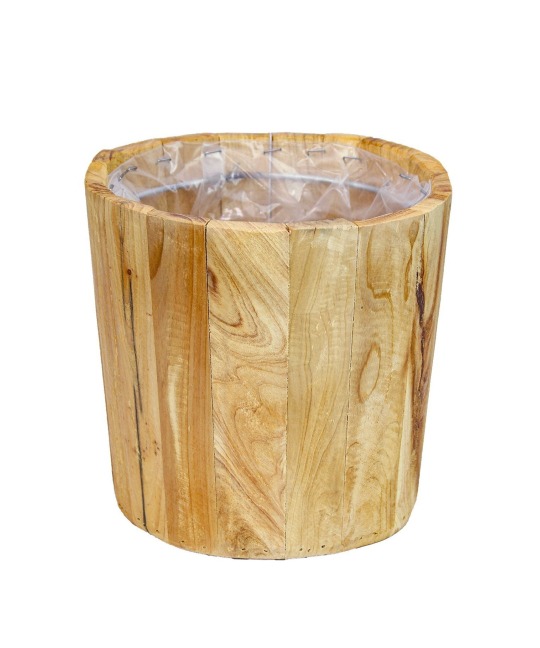 Pot rond en bois