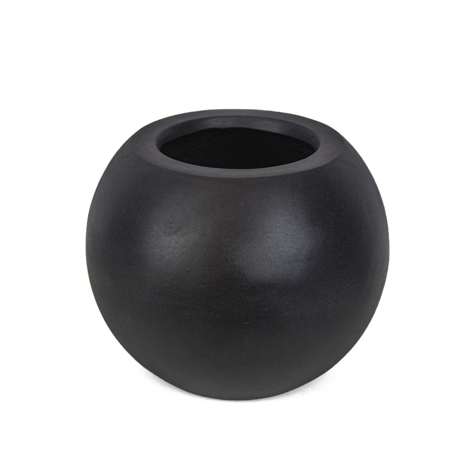 Pot boule noir