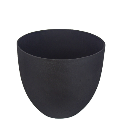 Pot en grès noir