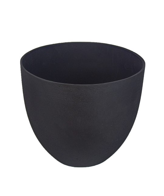 Pot en grès noir