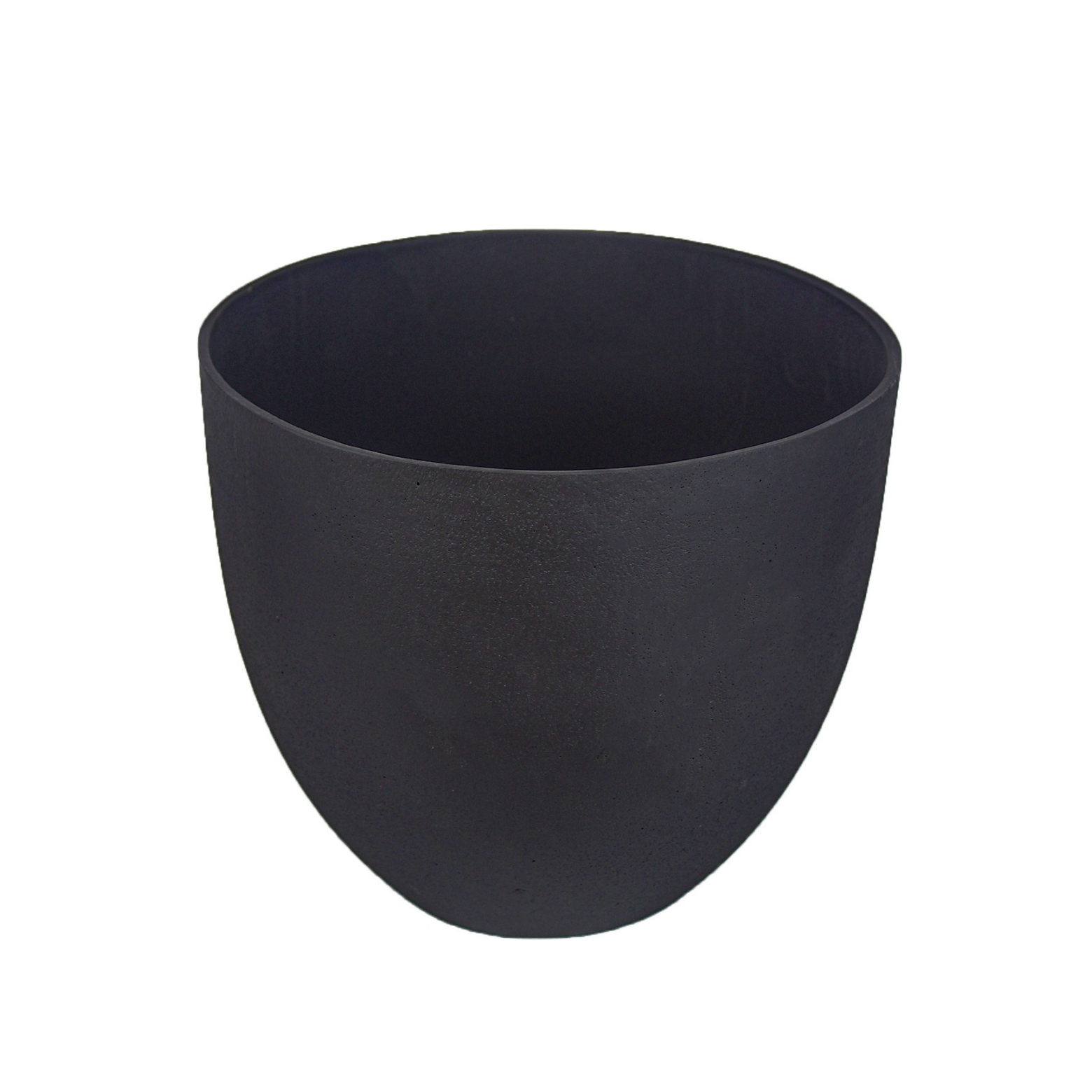 Pot en grès noir