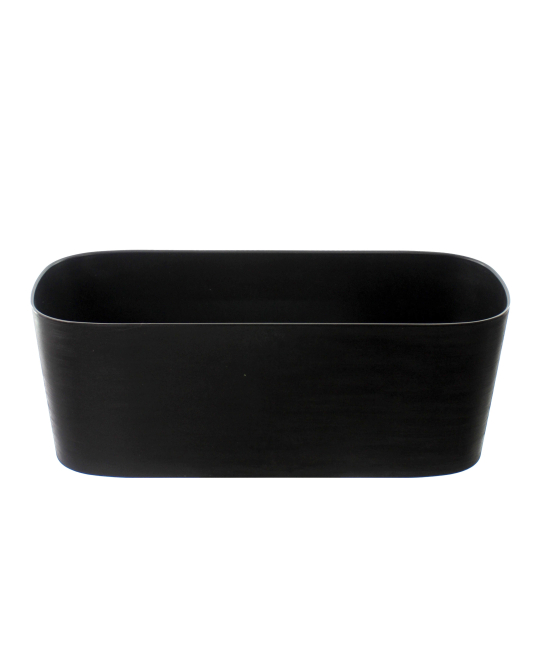Jardinière noire Kheops