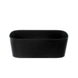 Jardinière noire Kheops