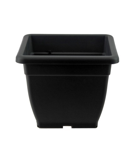Pot carré gris anthracite Java