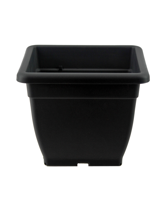 Pot carré gris anthracite Java