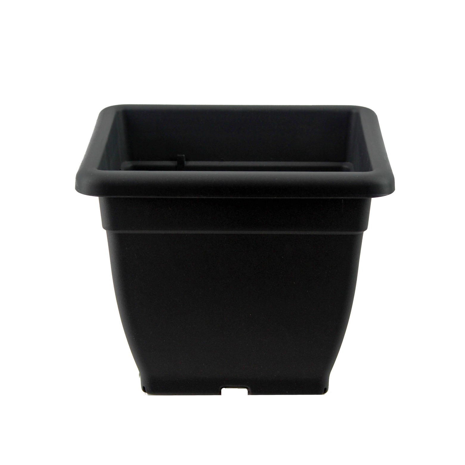 Pot carré gris anthracite Java