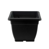 Pot carré gris anthracite Java