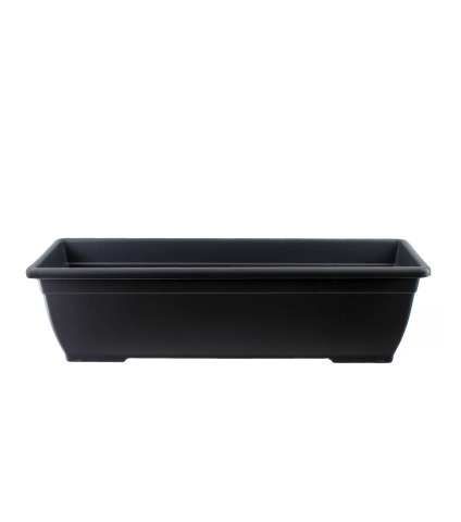 Jardinière longue anthracite