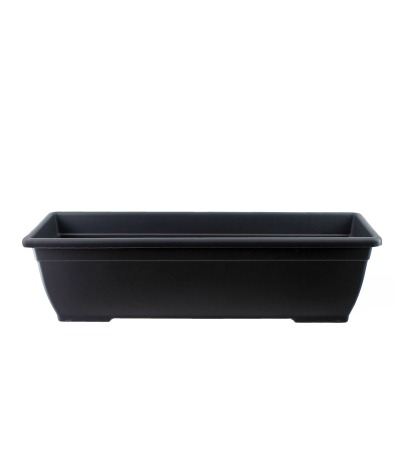 Jardinière longue anthracite