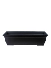 Jardinière longue anthracite