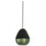 Pot suspendu lune vert