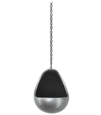 Pot suspendu lune gris