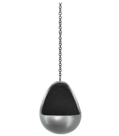 Pot suspendu lune gris