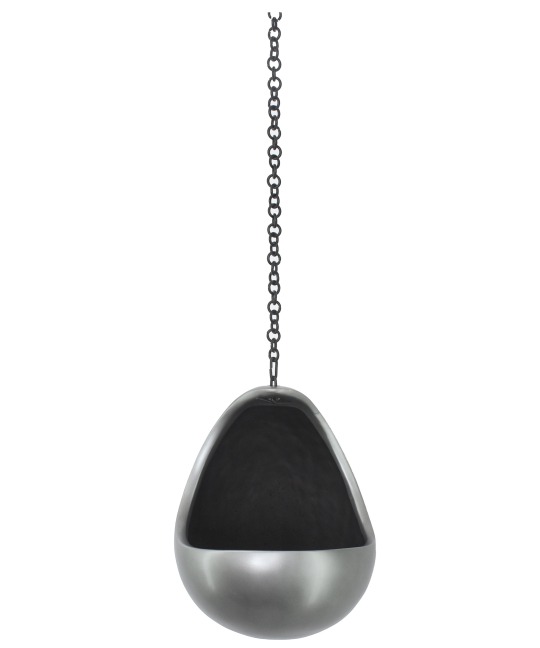 Pot suspendu lune gris
