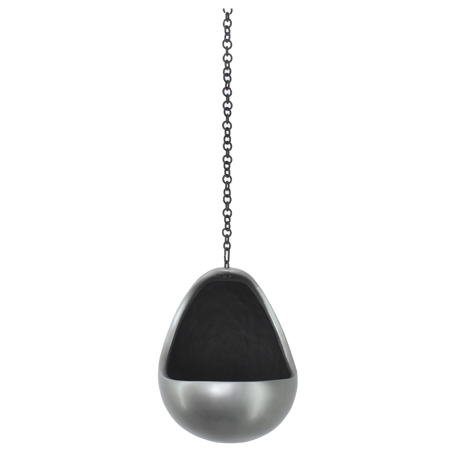 Pot suspendu lune gris