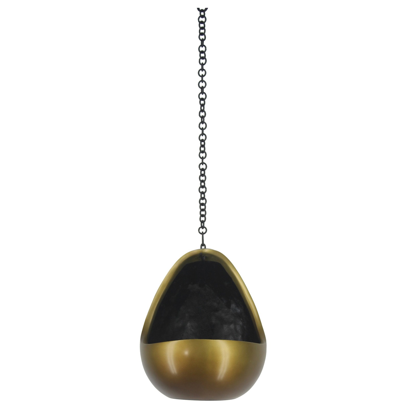 Pot suspendu lune bronze