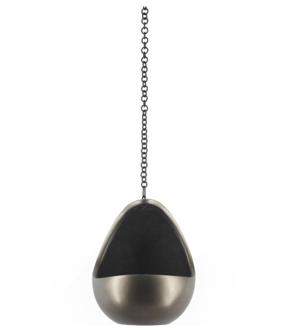 Pot suspendu lune marron