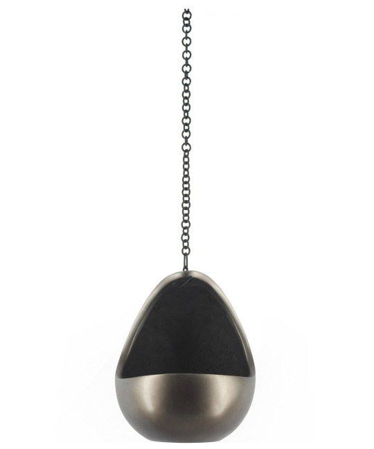 Pot suspendu lune marron