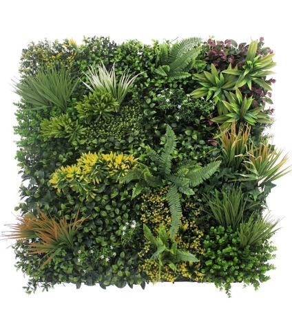 Mur végétal artificiel prairie verdoyante