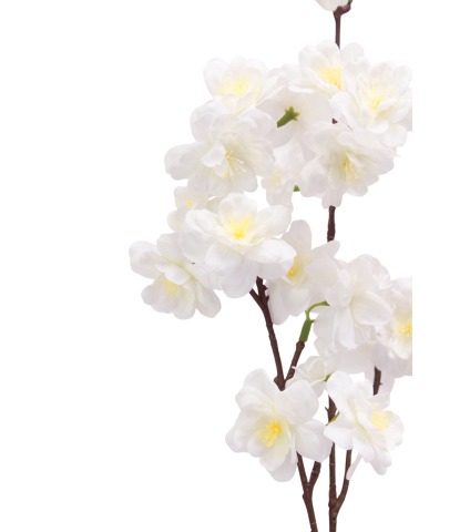 Tige de pommier en fleurs artificielle