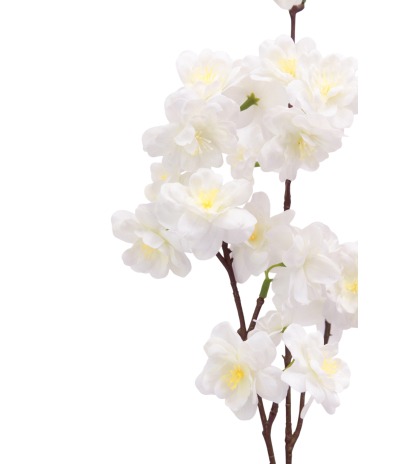 Tige de pommier en fleurs artificielle