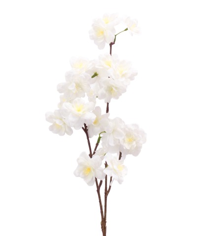 Tige de pommier en fleurs artificielle