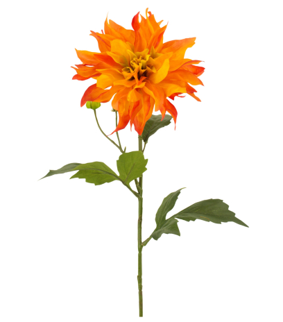 Dahlia géant orange artificiel