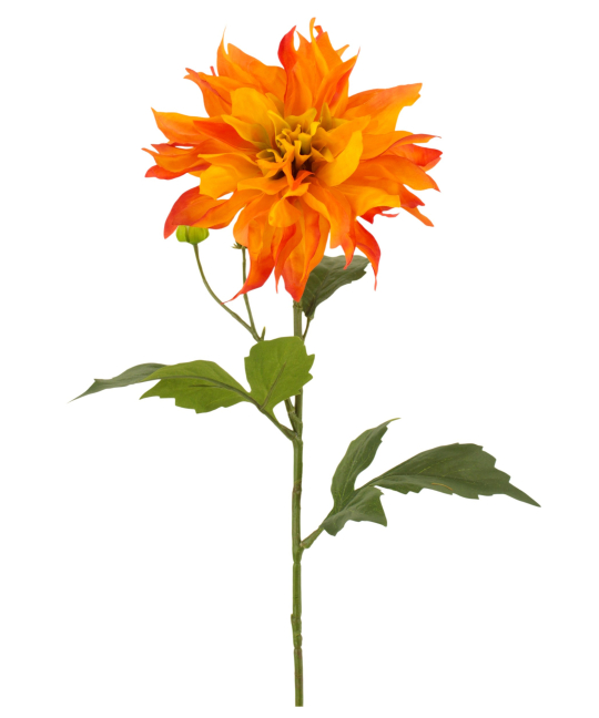 Dahlia géant orange artificiel