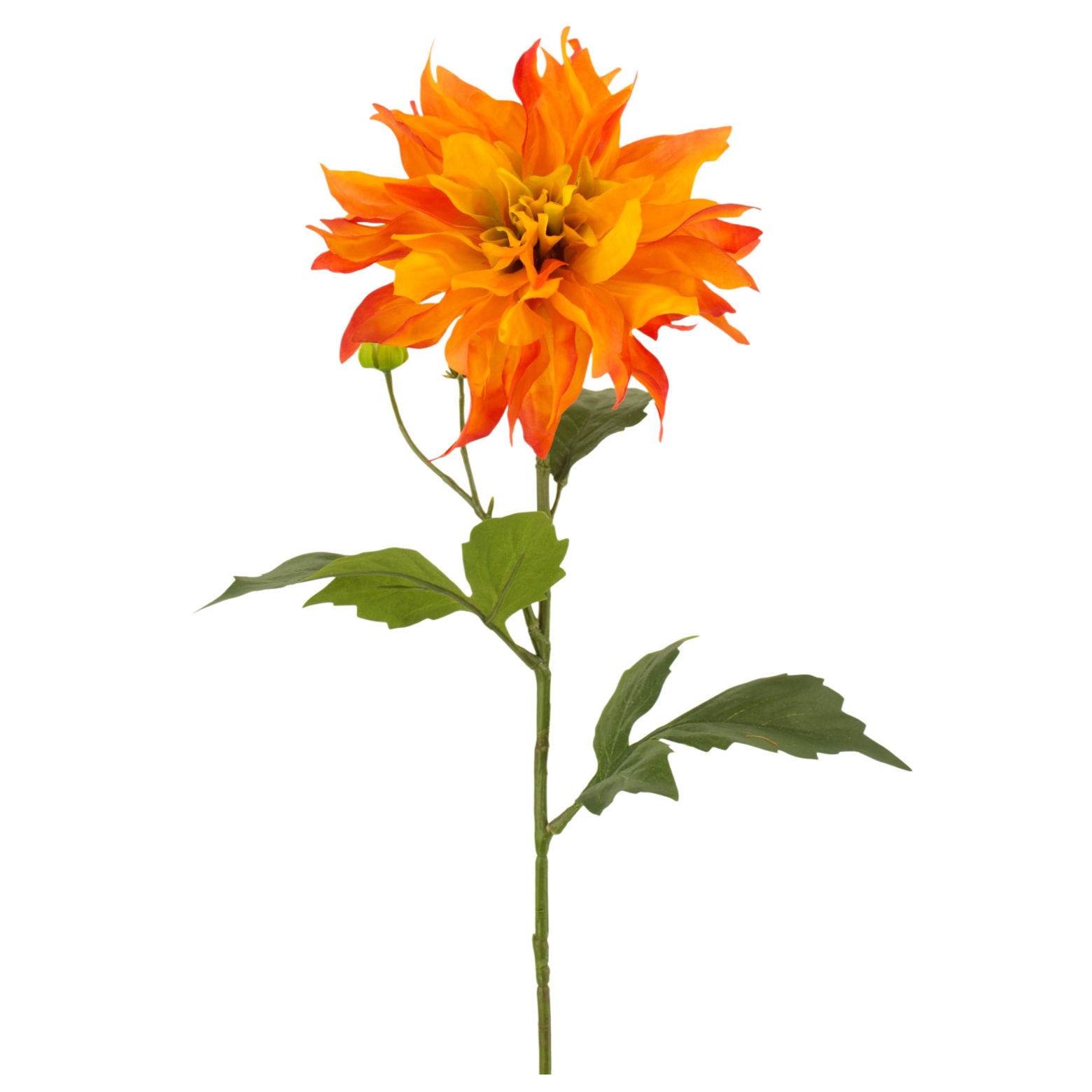 Dahlia géant orange artificiel