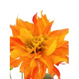 Dahlia géant orange artificiel