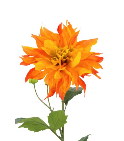 Dahlia géant orange artificiel
