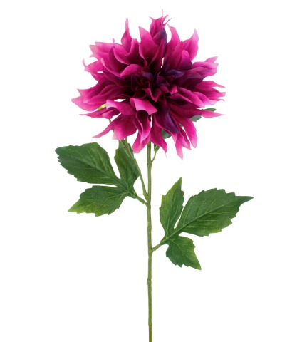 Grand dahlia fuchsia artificiel