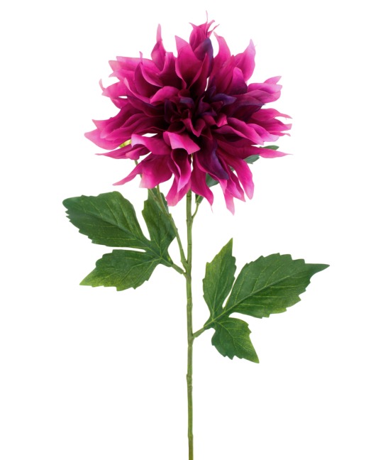 Grand dahlia fuchsia artificiel