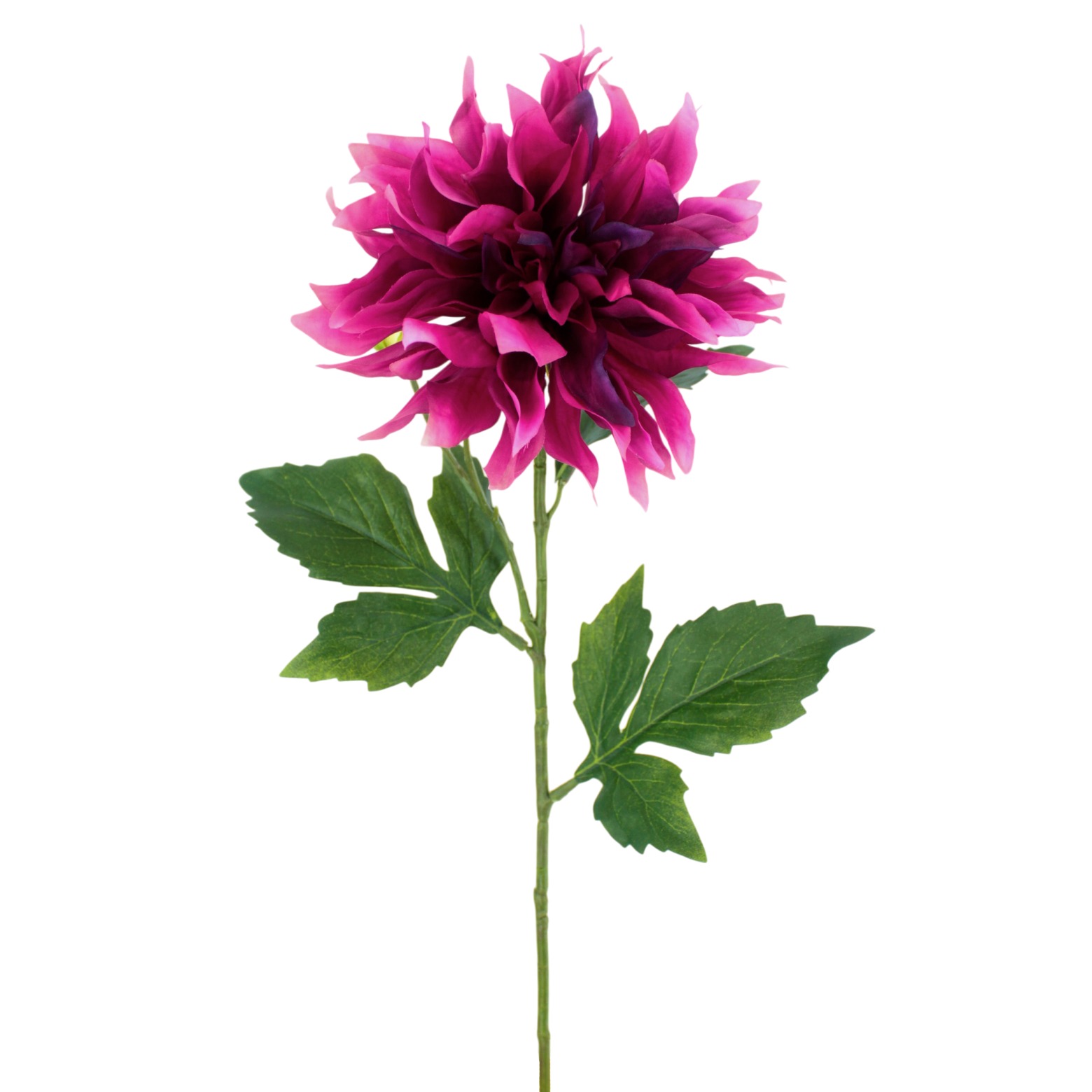Grand dahlia fuchsia artificiel