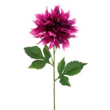 Grand dahlia fuchsia artificiel