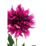 Grand dahlia fuchsia artificiel