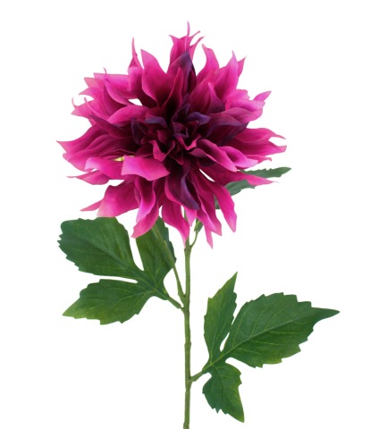 Grand dahlia fuchsia artificiel