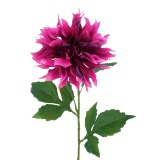 Grand dahlia fuchsia artificiel